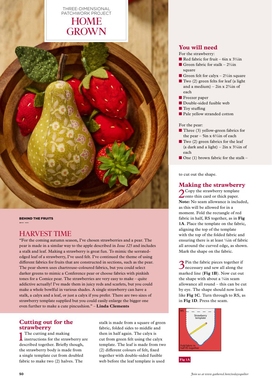 Today’s Quilter Preview Pages