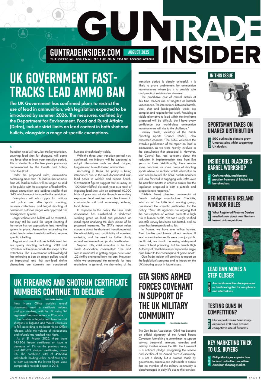 Gun Trade Insider Preview Pages