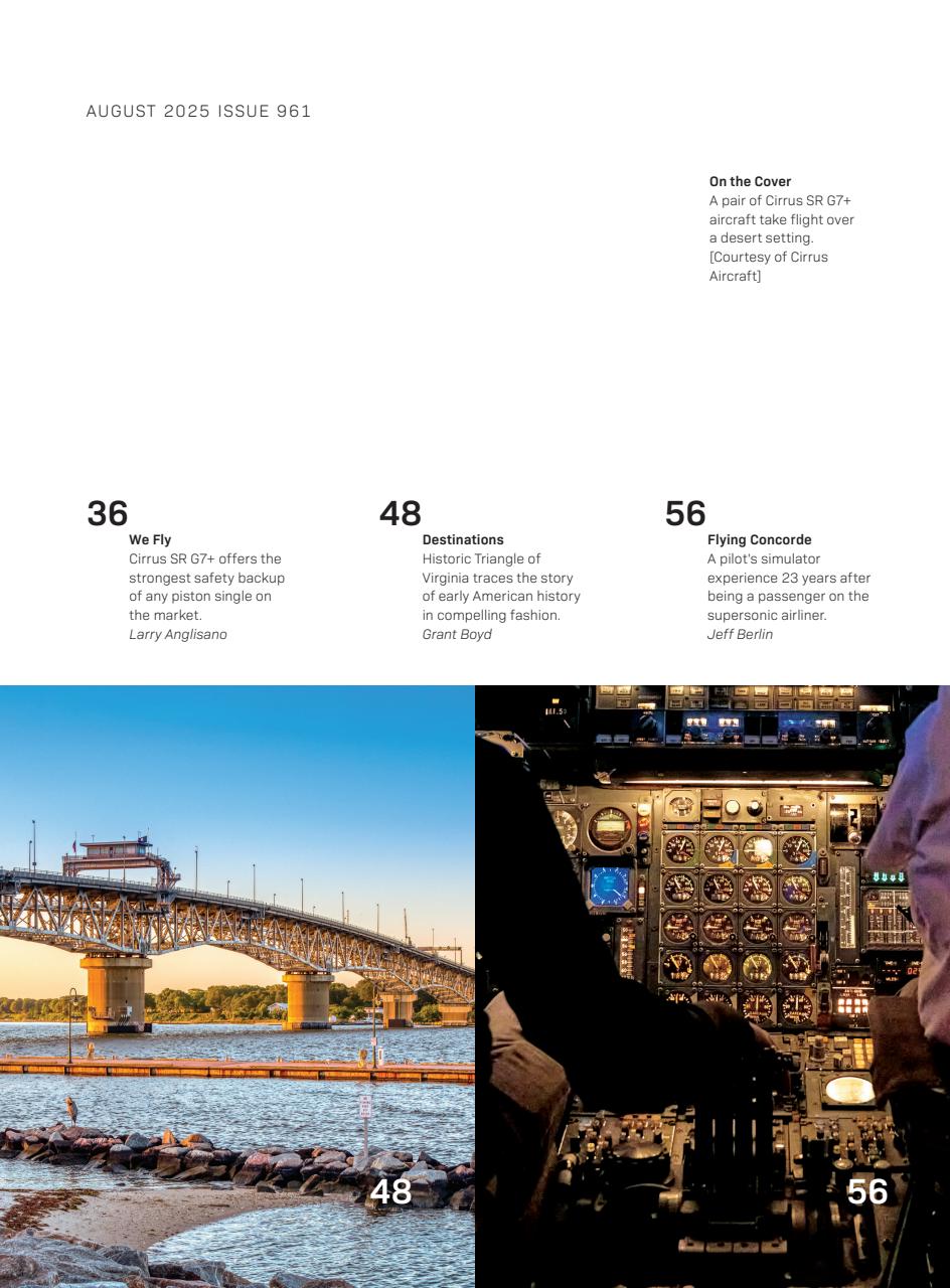 FLYING Magazine Preview Pages