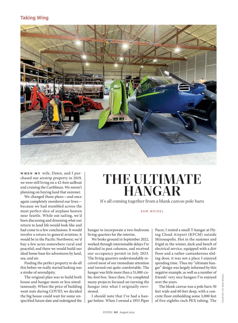 FLYING Magazine Preview Pages