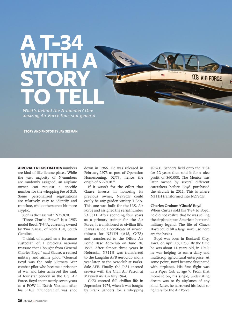 Plane & Pilot Preview Pages