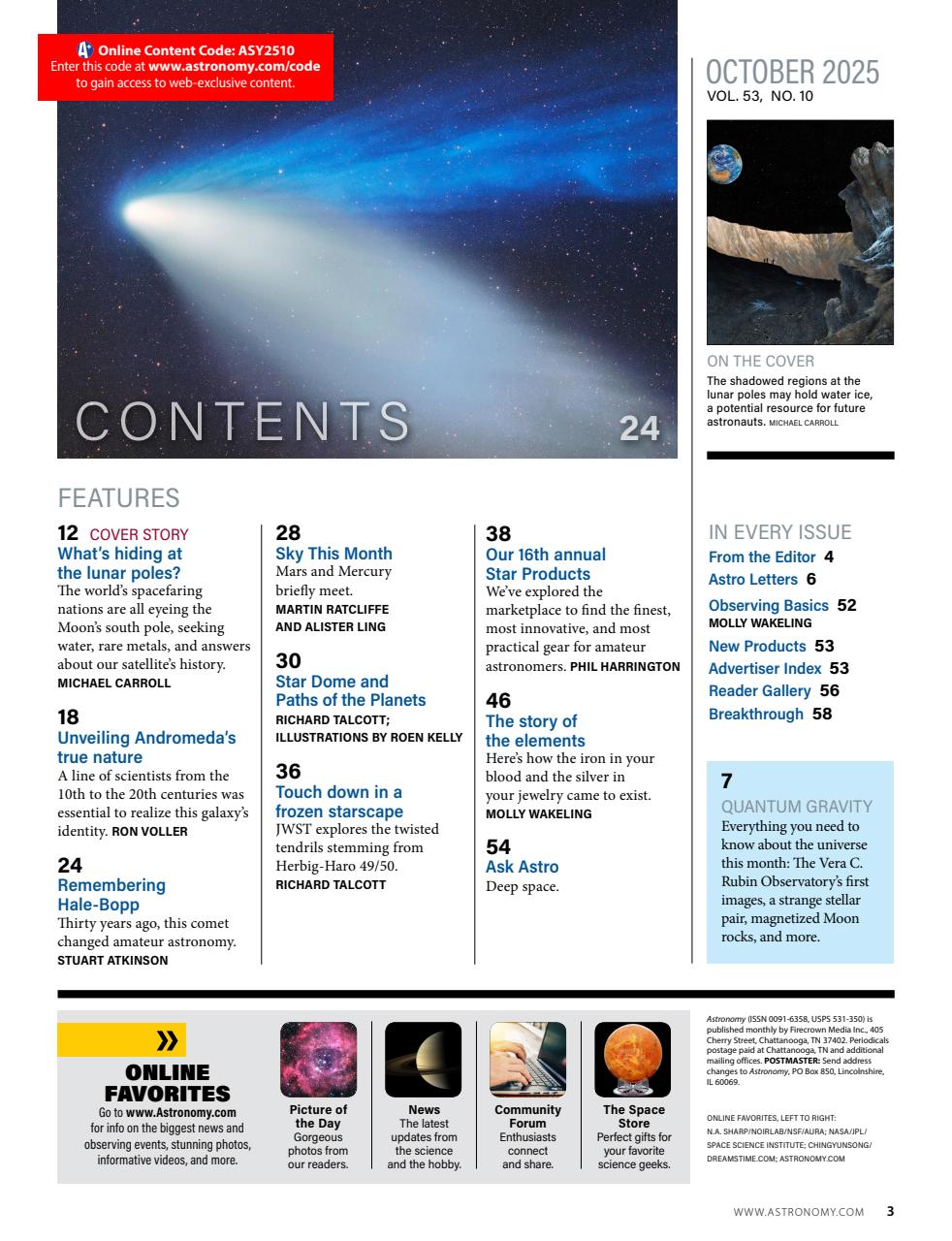 Astronomy Preview Pages