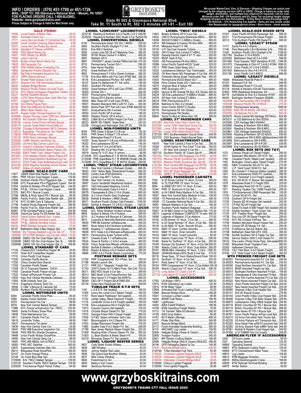 Classic Toy Trains Preview Pages