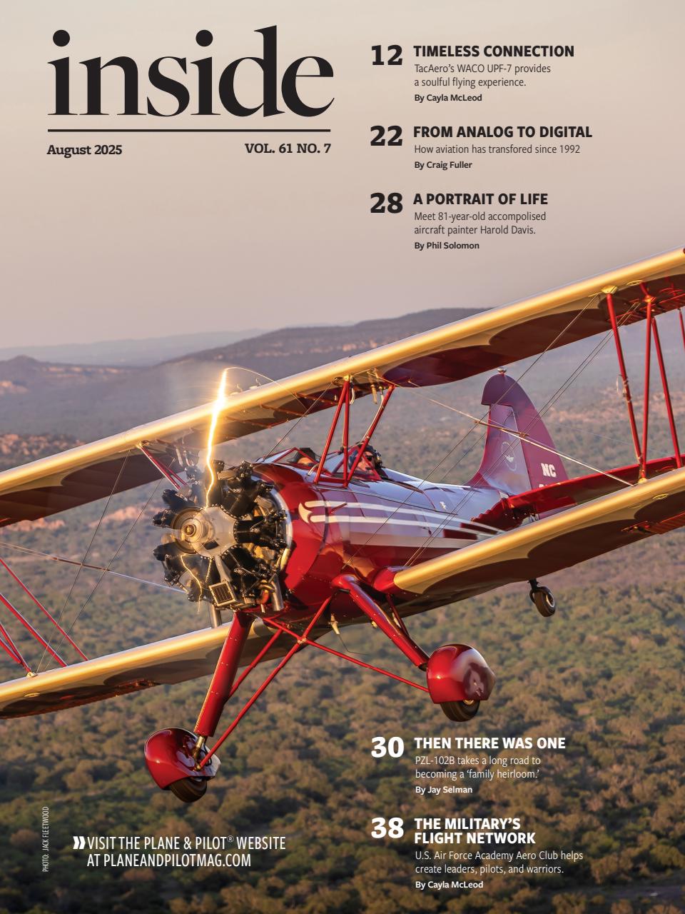 Plane & Pilot Preview Pages