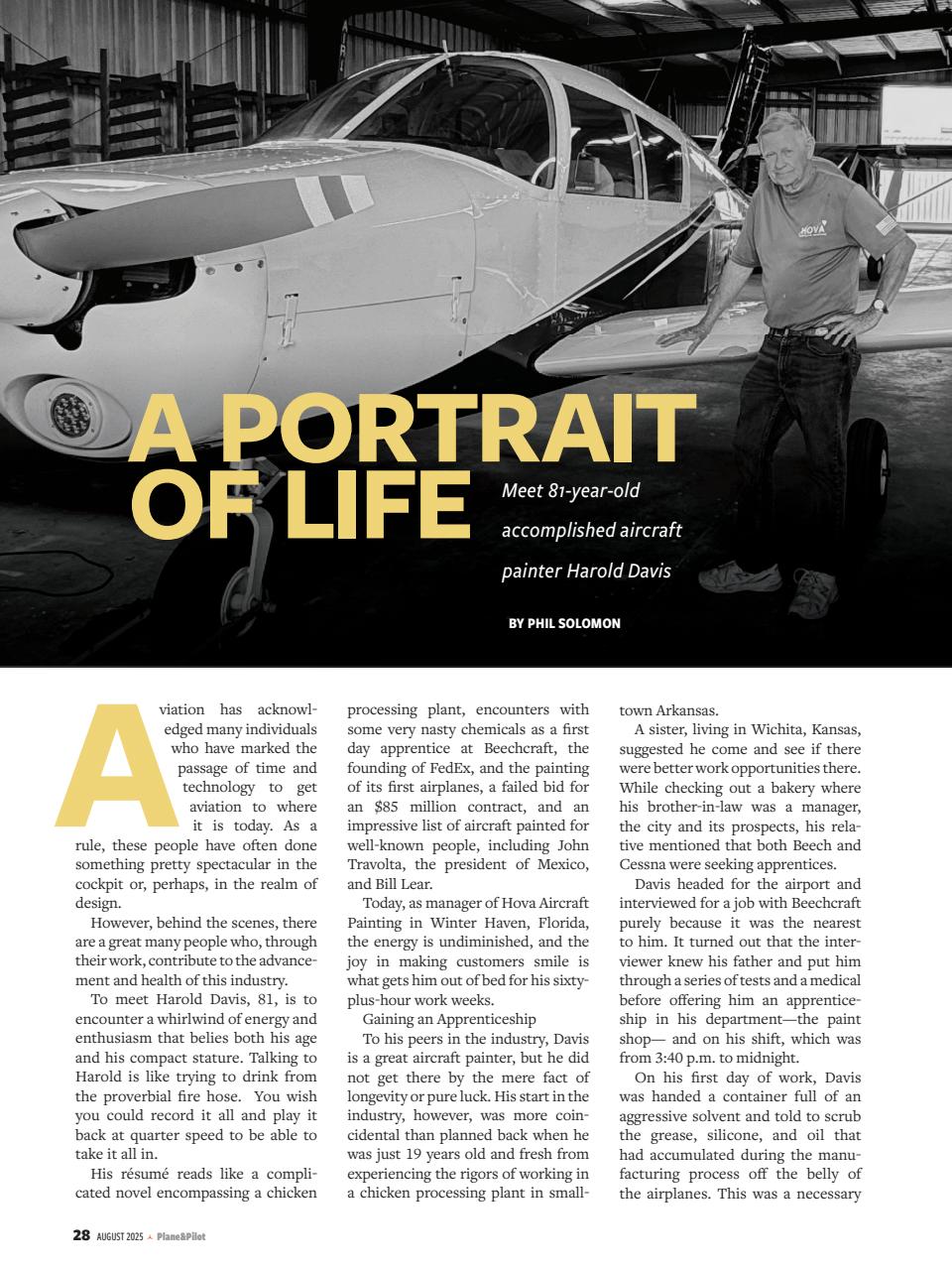 Plane & Pilot Preview Pages