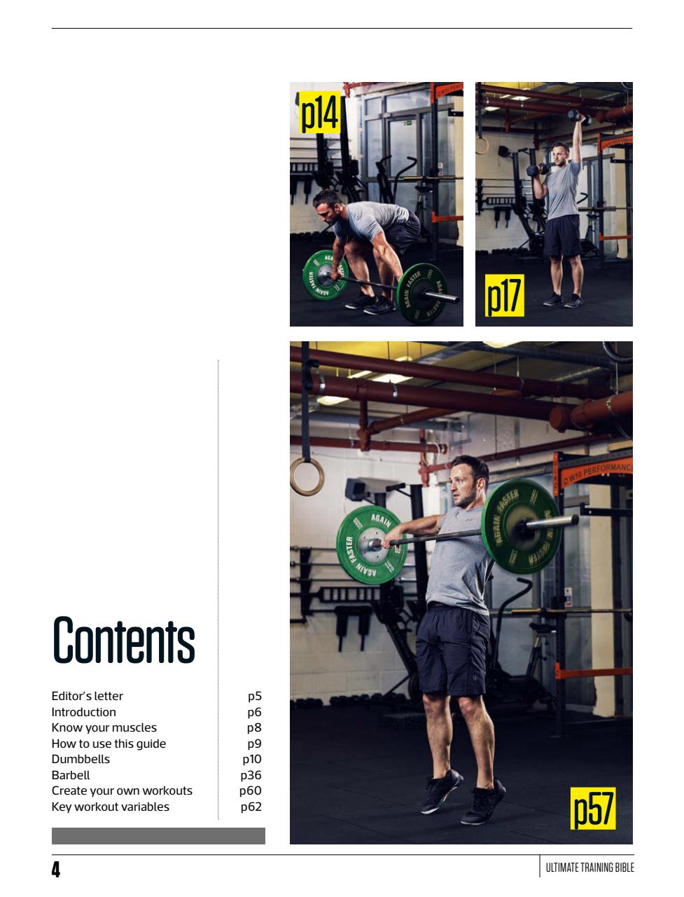 Men’s Fitness Guides Preview Pages