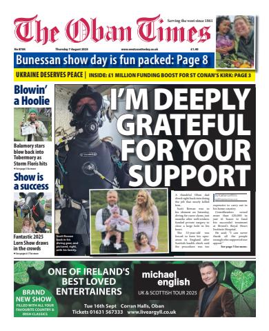 The Oban Times & Lochaber Times issue Thursday, August 07, 2025