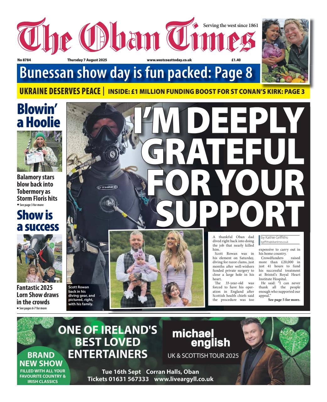 The Oban Times & Lochaber Times Preview Pages