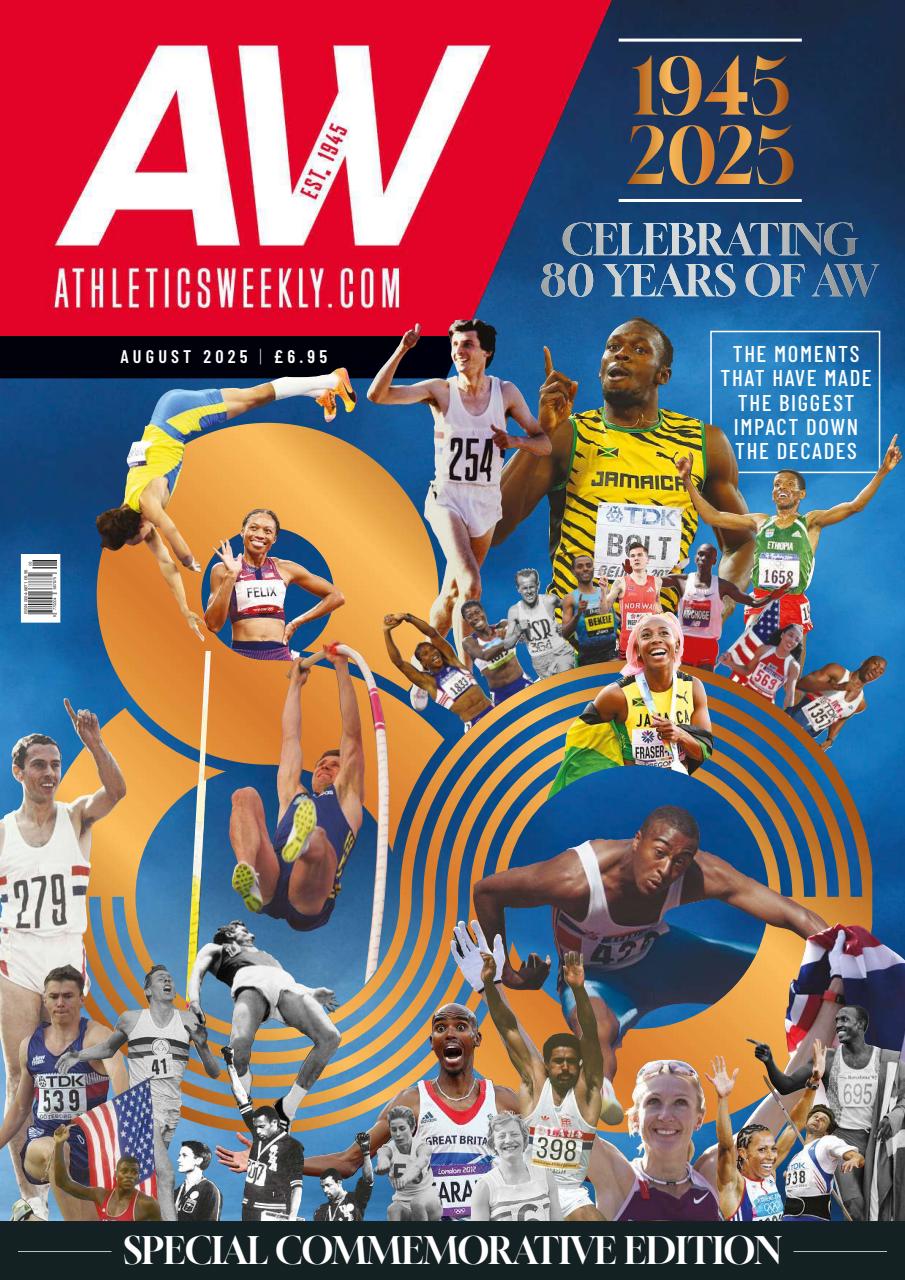 AW Athletics Weekly Magazine Subscriptions And AW August 2025 Issue AW Athletics Weekly Magazine Subscriptions And AW August 2025 Issue