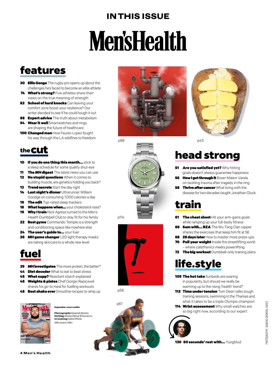 Men's Health Preview Pages
