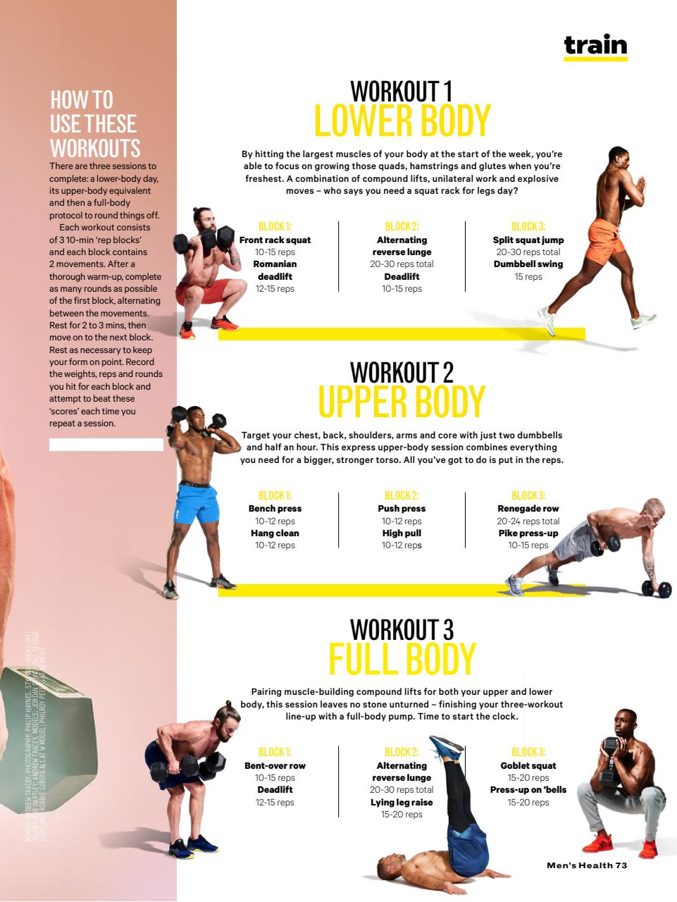 Men's Health Preview Pages
