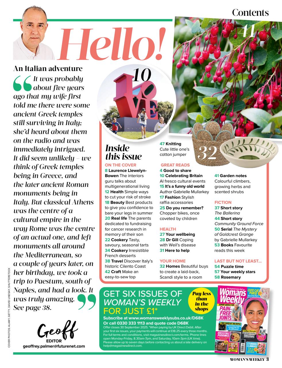 Woman's Weekly Preview Pages