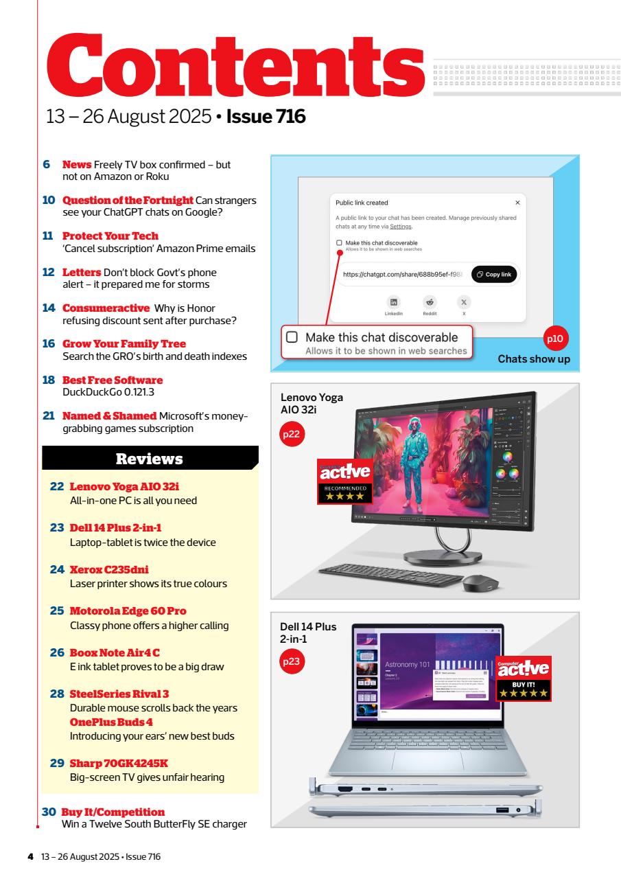 Computer Active Preview Pages