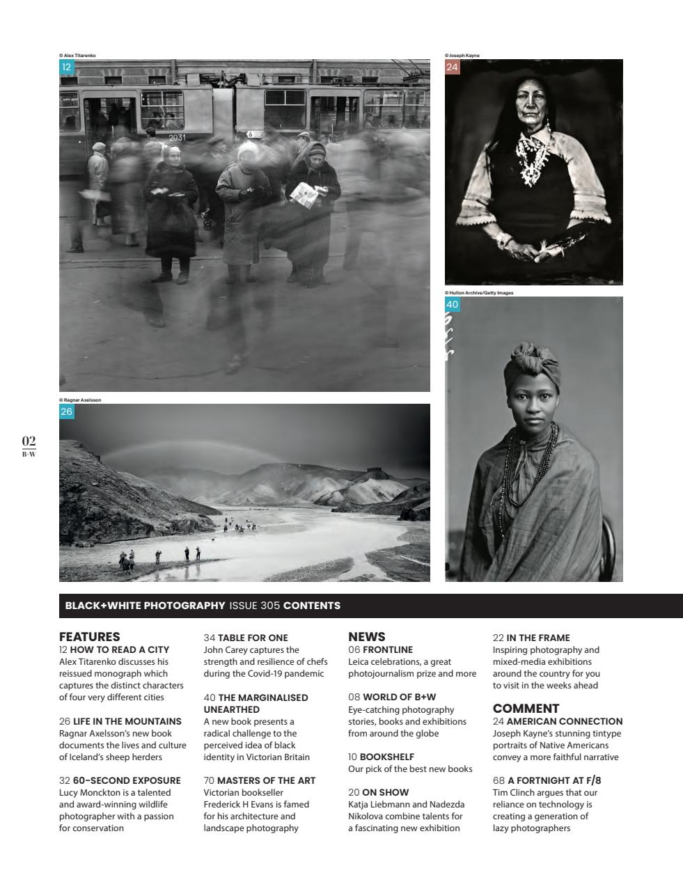 Black+White Photography Preview Pages