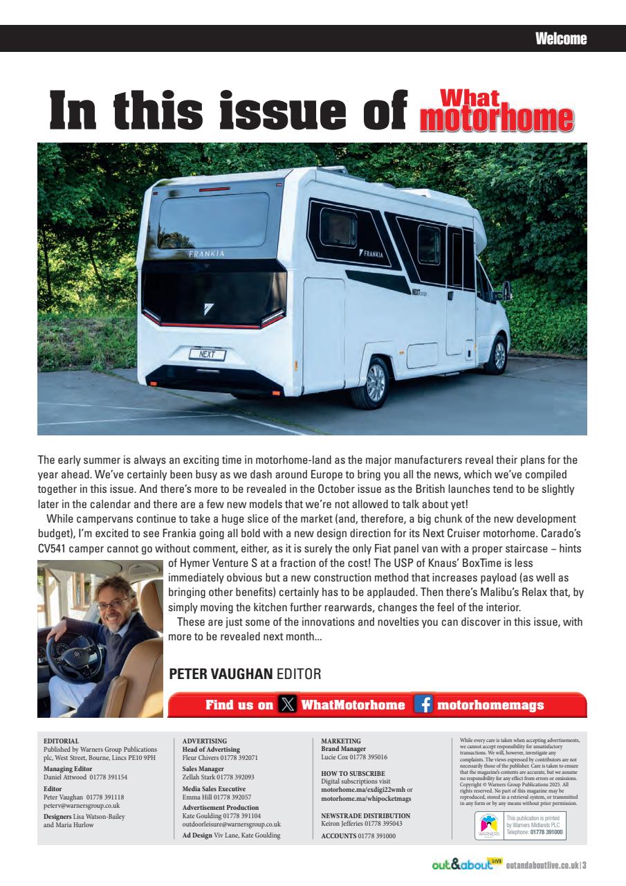 What Motorhome magazine Preview Pages