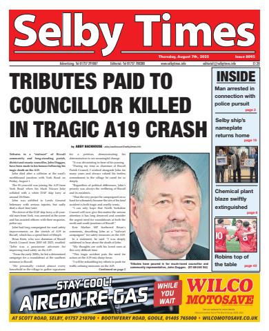 Selby Times issue August 7th 2025