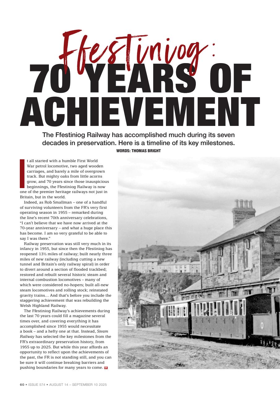 Steam Railway Preview Pages