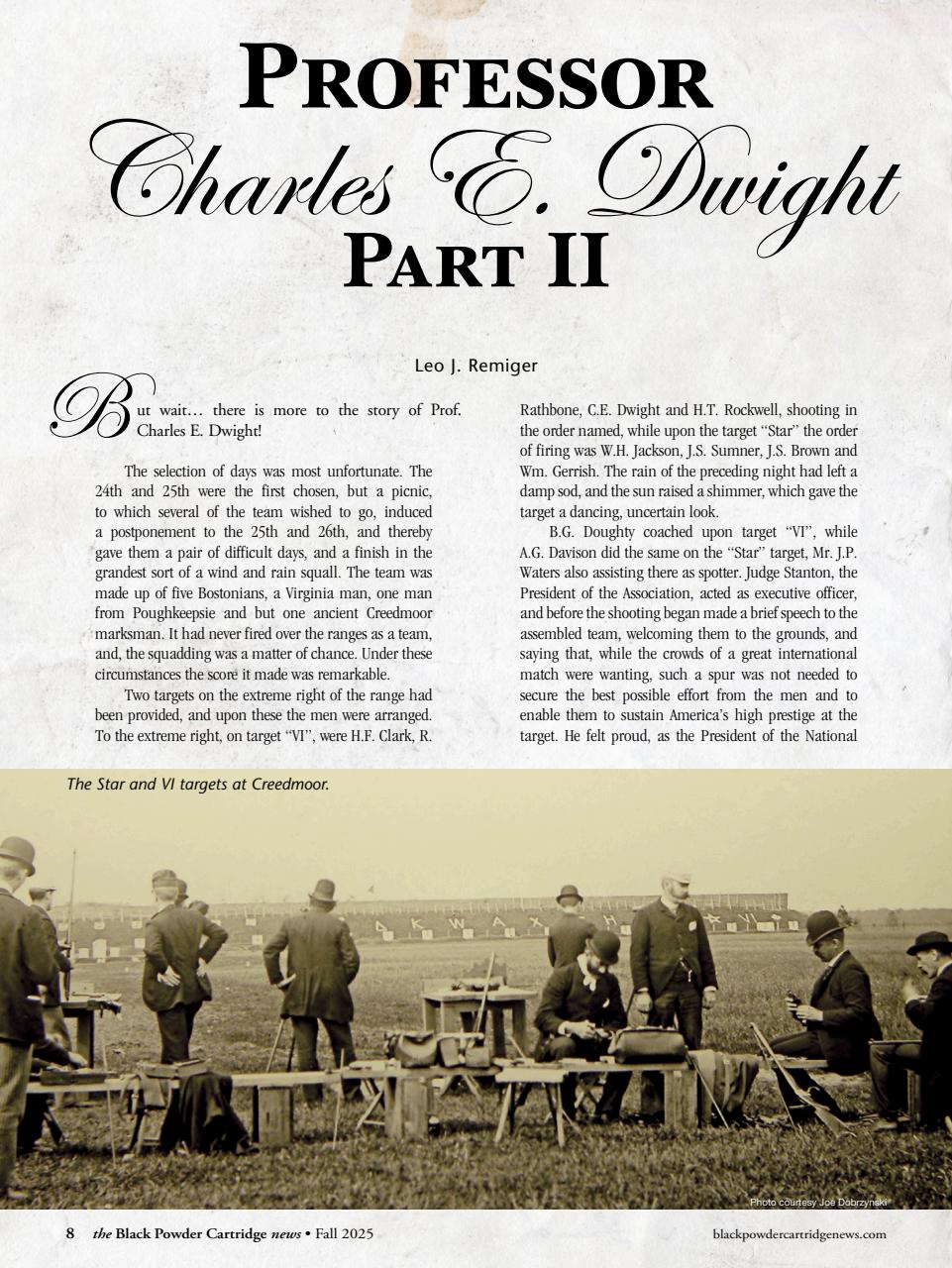 Black Powder Cartridge News Preview Pages