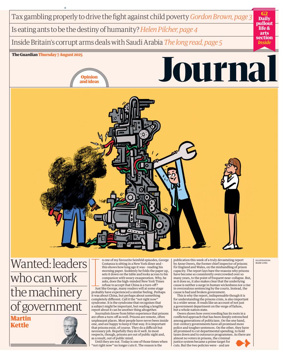 The Guardian Newspaper Preview Pages