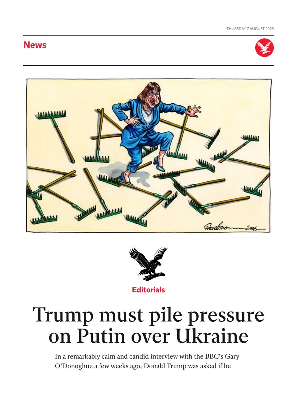 The Independent Daily Edition Newspaper Preview Pages