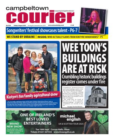 Campbeltown Courier issue Friday, August 08, 2025