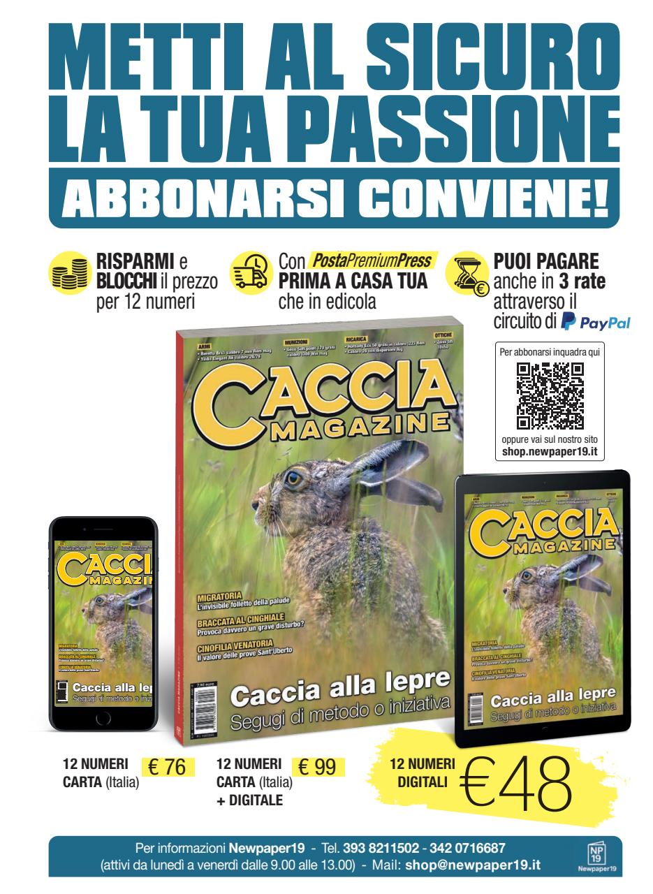 Caccia Magazine Preview Pages
