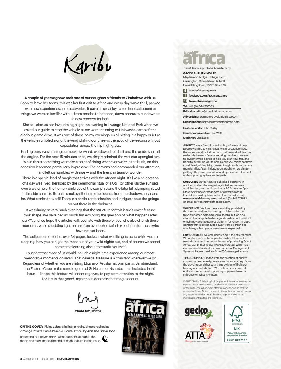 Travel Africa Preview Pages