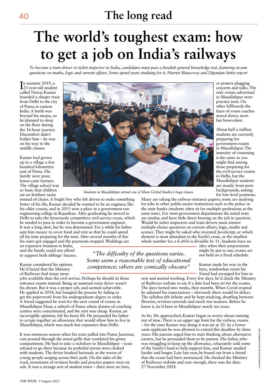 The Week Preview Pages