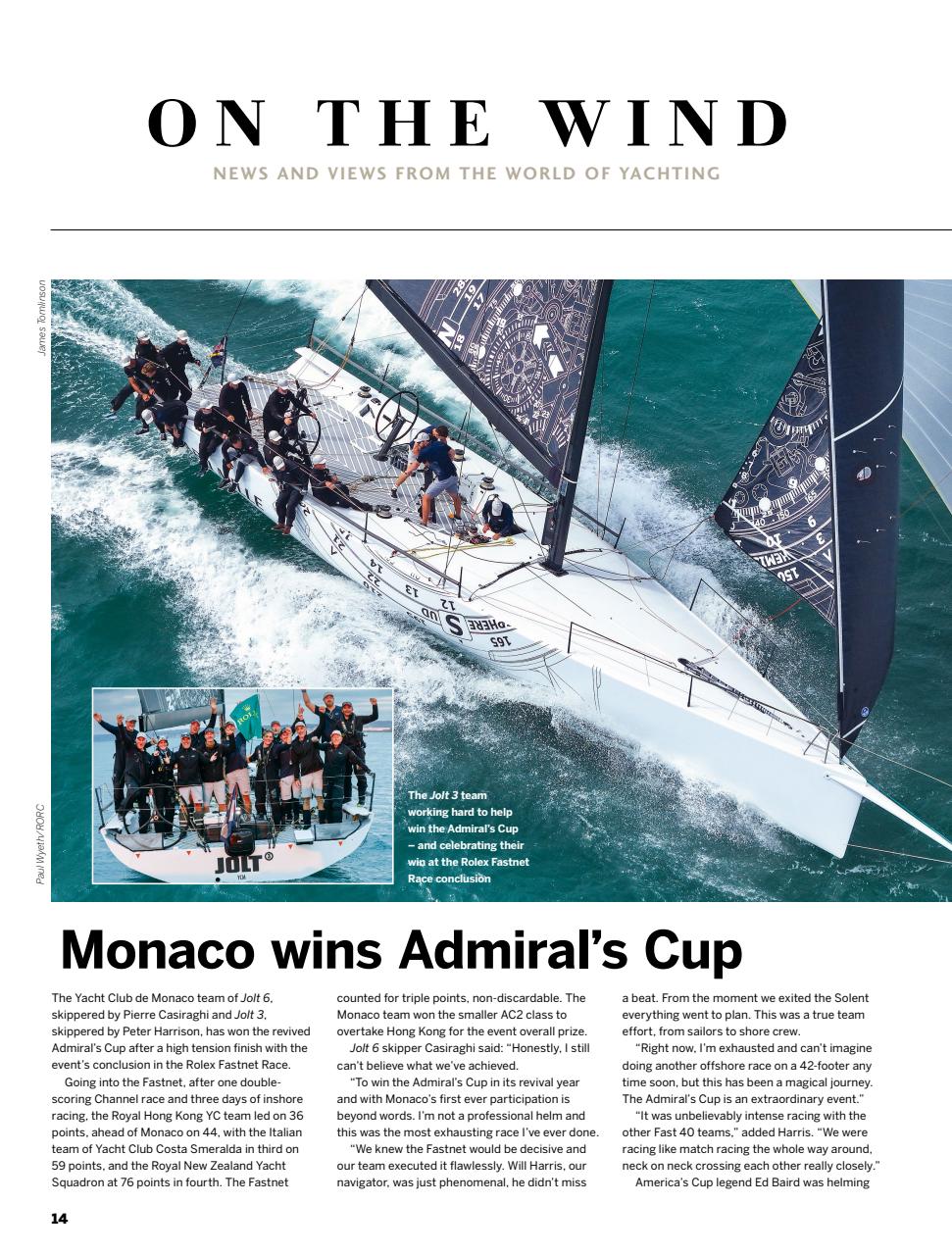 Yachting World Preview Pages
