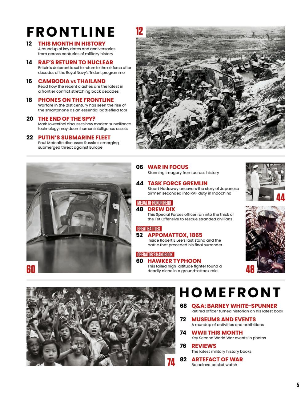 History of War Preview Pages