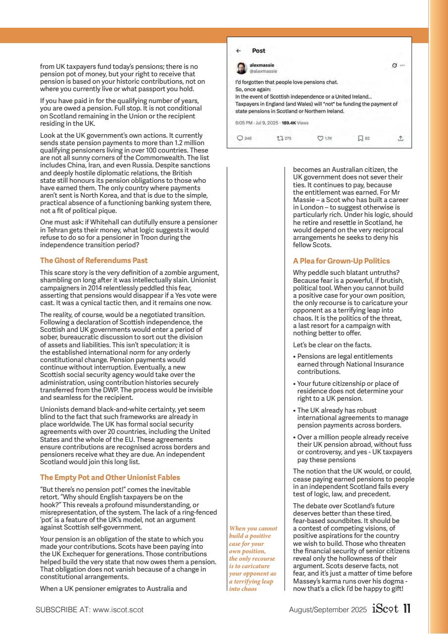 iScot Magazine Preview Pages