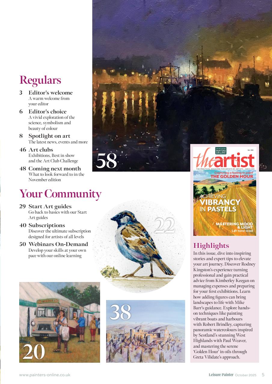 Leisure Painter & The Artist Preview Pages