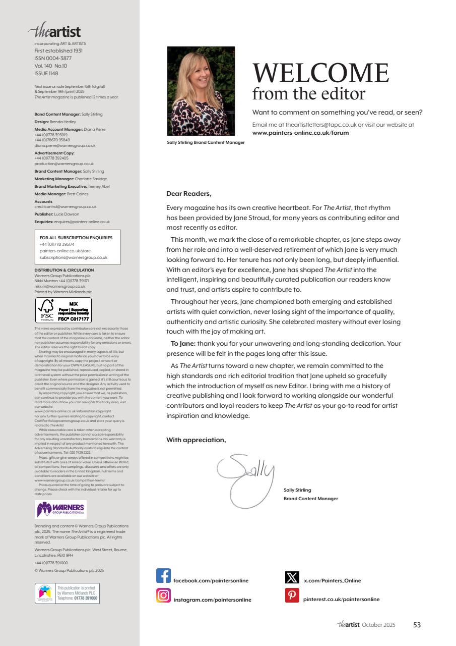 Leisure Painter & The Artist Preview Pages