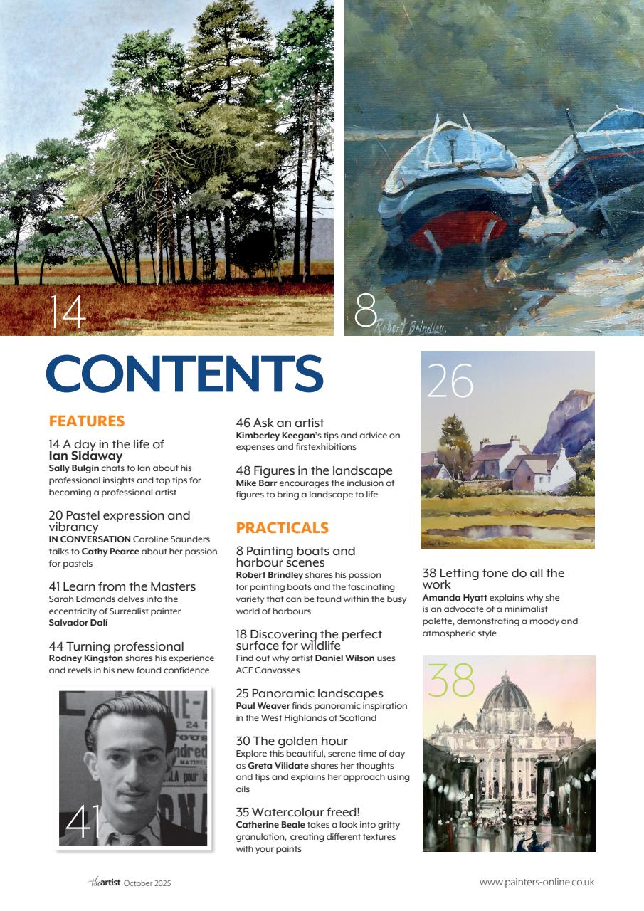 The Artist Preview Pages