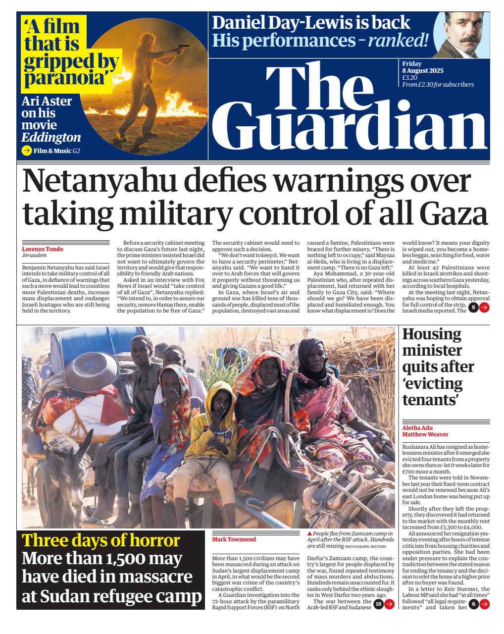 The Guardian Newspaper Preview Pages