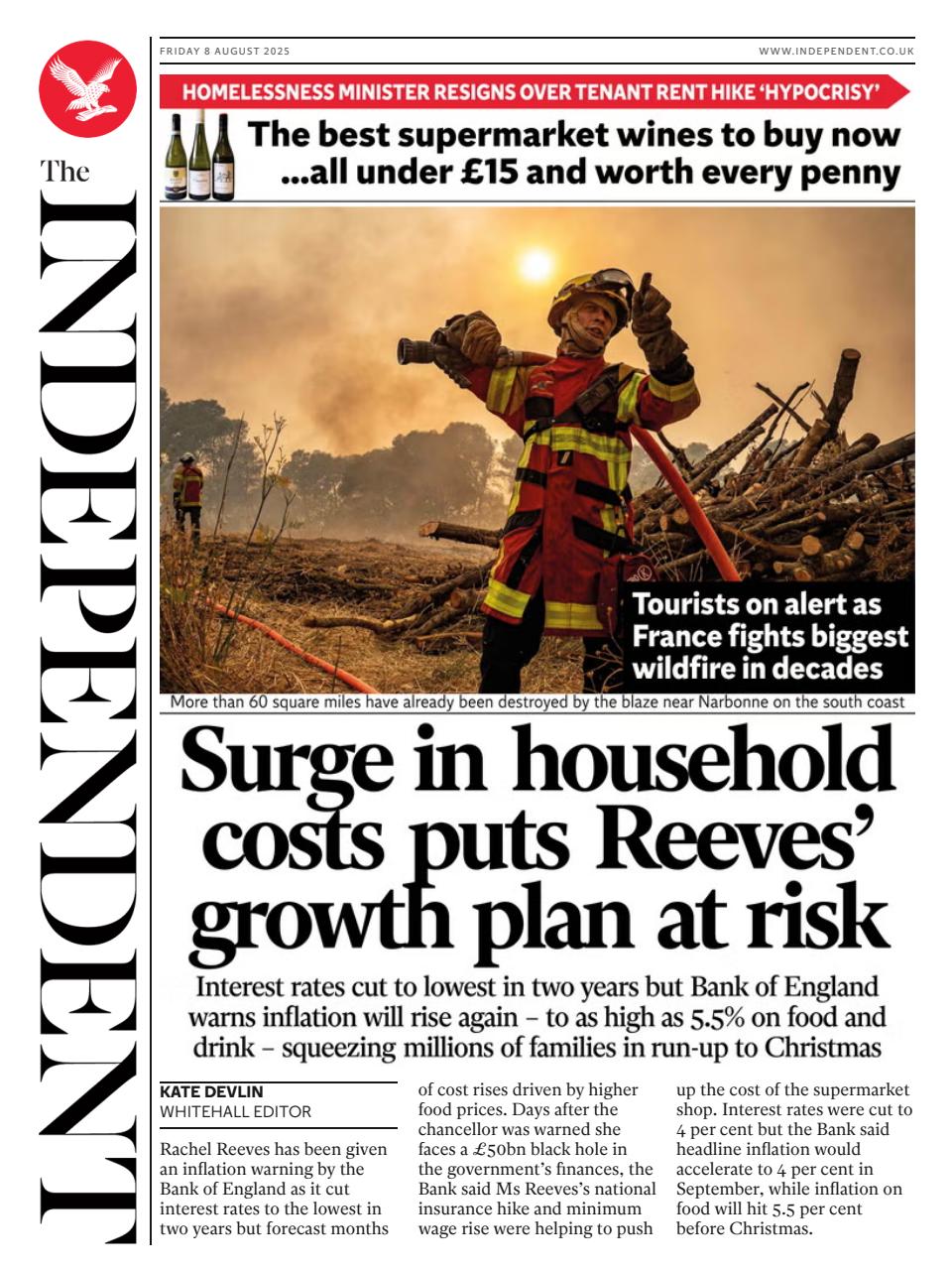 The Independent Daily Edition Newspaper Preview Pages