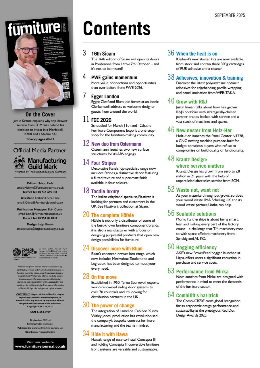 Furniture Journal Magazine Preview Pages