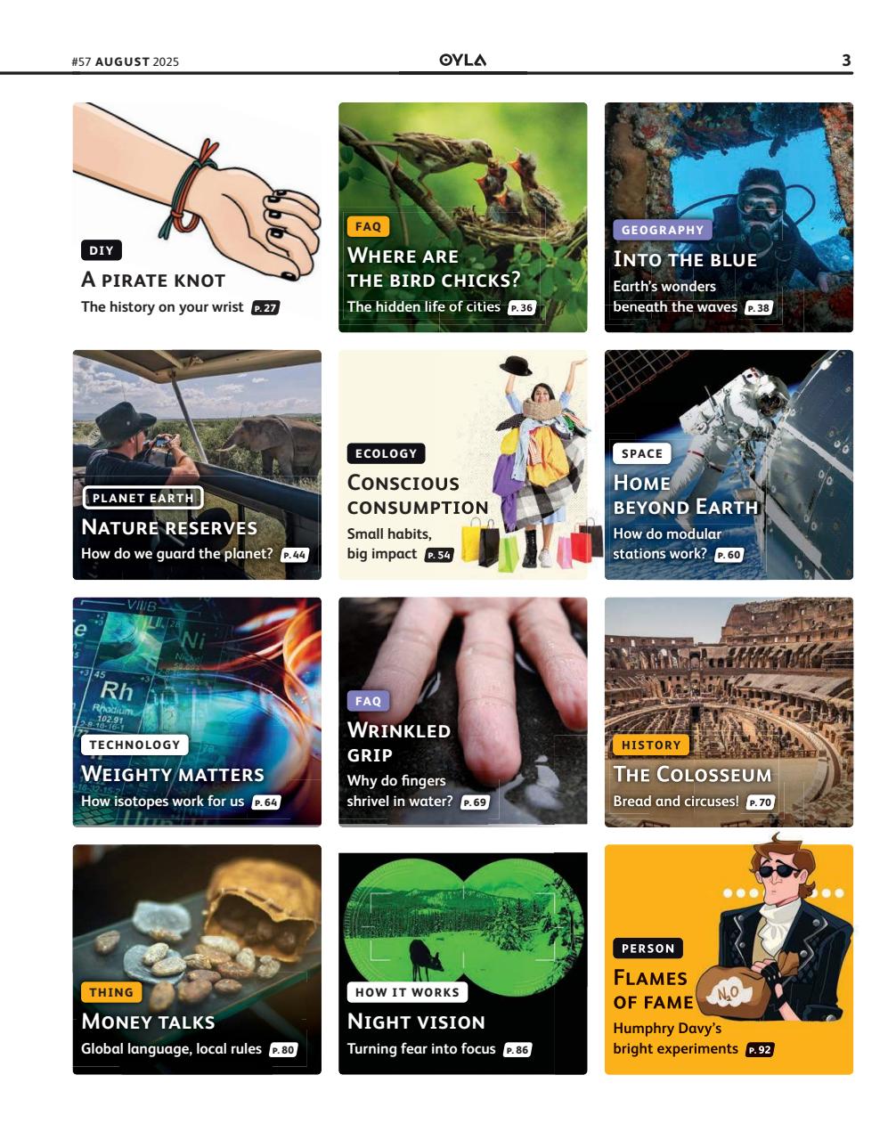 OYLA Magazine Preview Pages