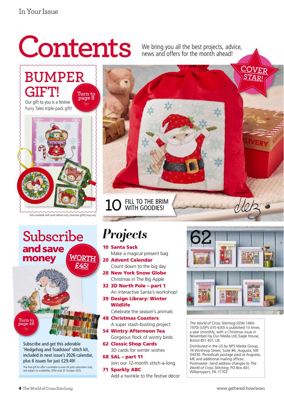 The World of Cross Stitching Preview Pages