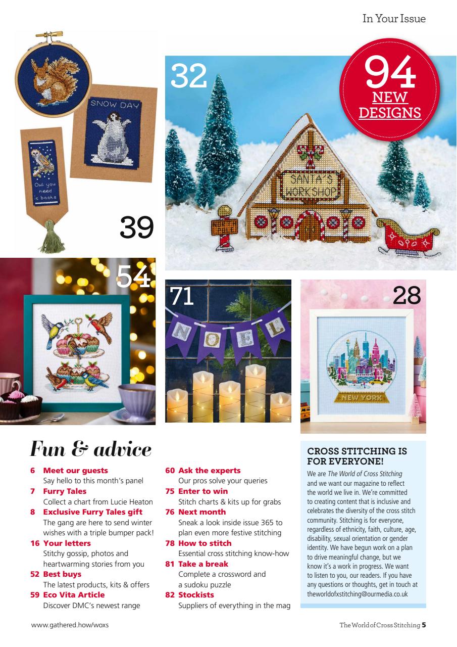 The World of Cross Stitching Preview Pages