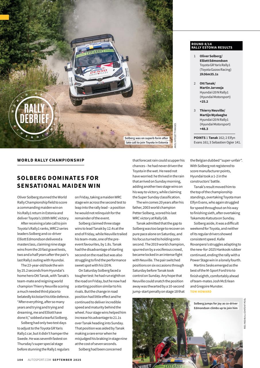 Autosport Preview Pages