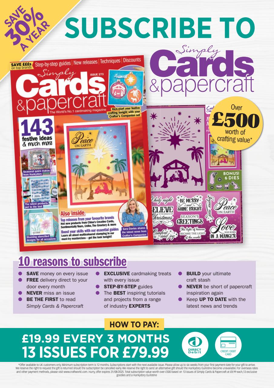 Simply Cards & Papercraft Preview Pages