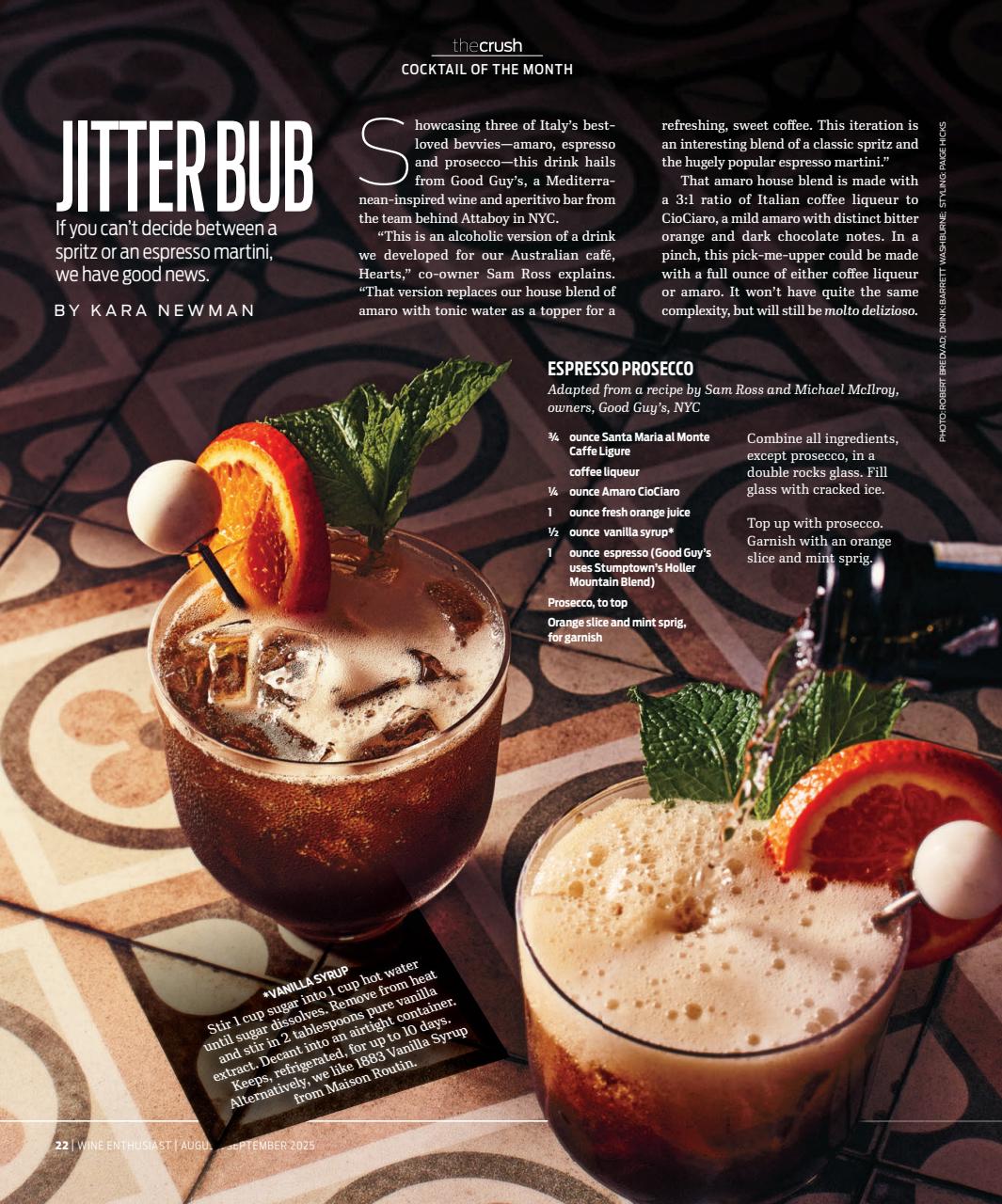 Wine Enthusiast Preview Pages