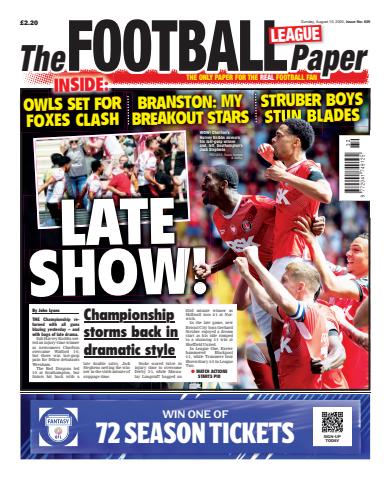 The Football League Paper issue 10th August 2025