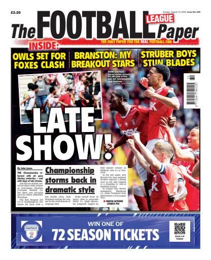 The Football League Paper issue 
