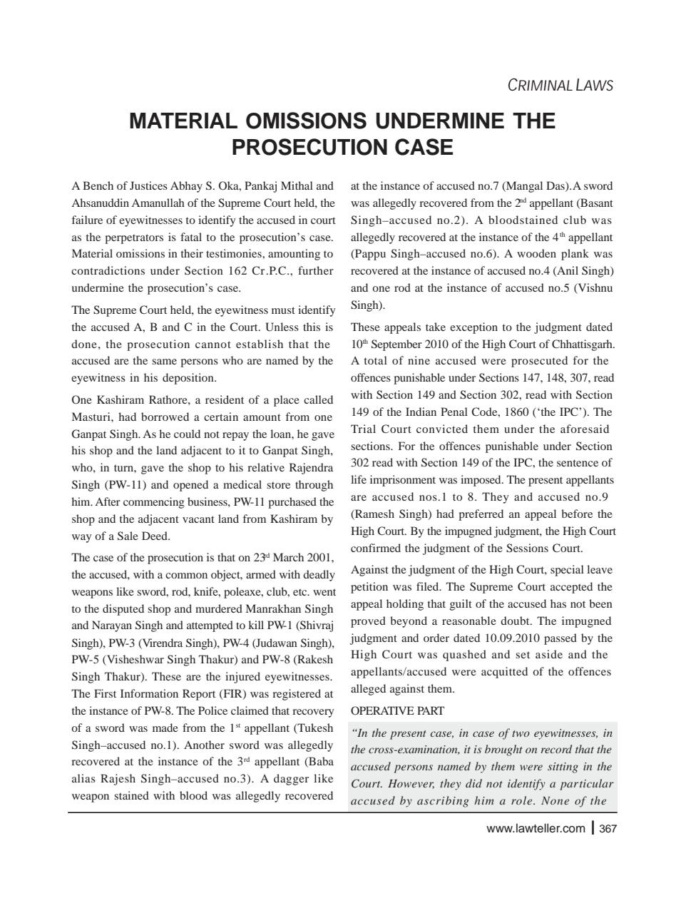Lawteller – A Legal Awareness Magazine Preview Pages