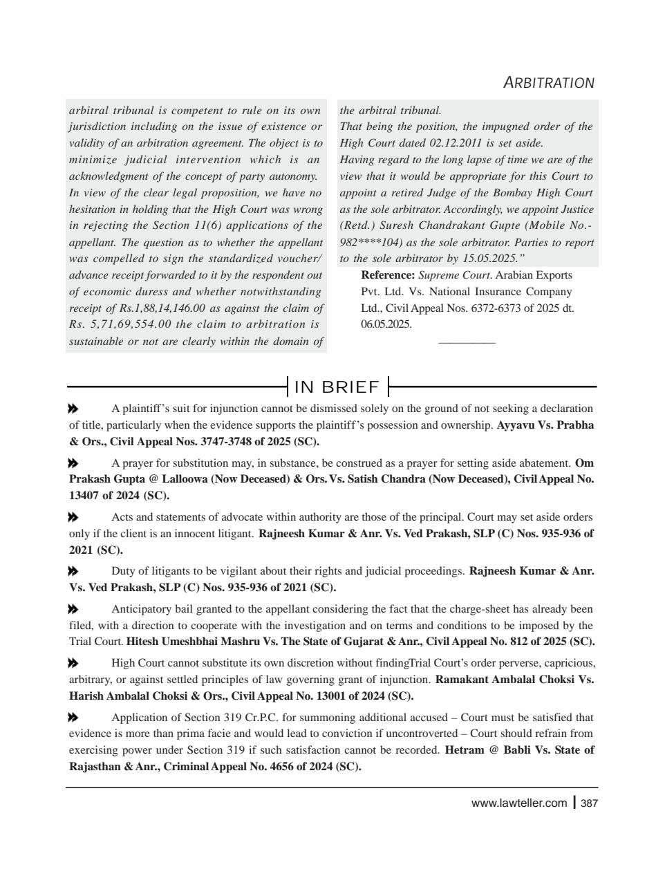 Lawteller – A Legal Awareness Magazine Preview Pages