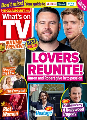 What's on TV issue 16 Aug 2025