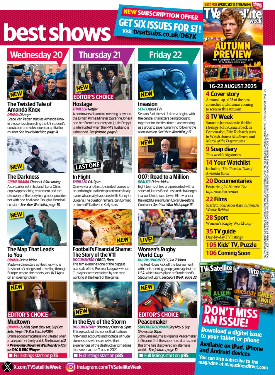 TV & Satellite Week Preview Pages