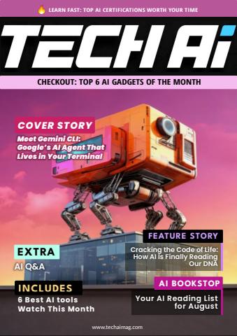 Tech AI Magazine issue Aug 2025